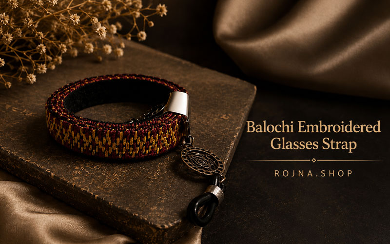 Handmade Baluchi Embroidered Eyeglass Chain