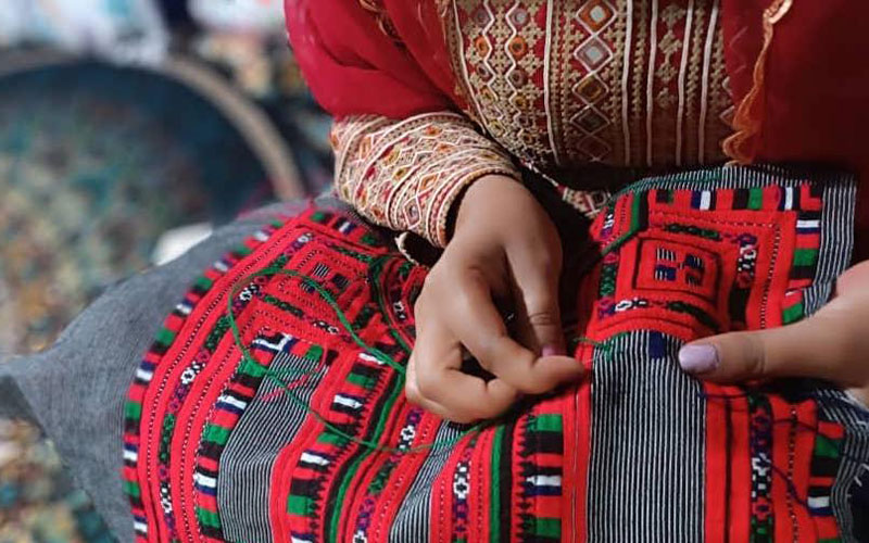 The Process of Creating Baluchi Embroidery